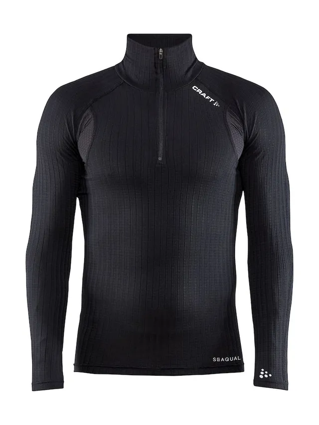 Craft Herre LS  Active Extreme X Zip XXL Herre Trøye LS Black 