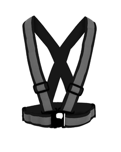 Reflekssele Justerbar Sort Praktisk reflekssele til fritid/trening