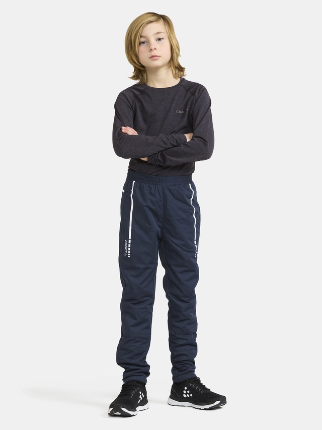 Craft Jr NOR Warm Club 3/4 Zip 158/164 Skibukse til junior Blaze 