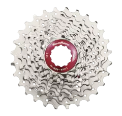 SunRace Kassett CSRX0 TAS 10-delt 11-28T, 245gr,Champagne, Shimano komp