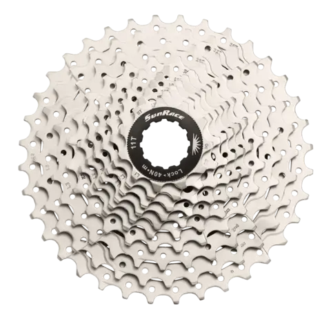 SunRace Kassett MS1 10-delt 11-36T, 395gr, sort shimano kompatibel