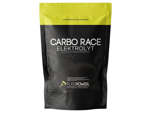 PurePower Carbo Race Energidrikk Citrus Energidrikk/pulver m/elektrolytter 1000g 