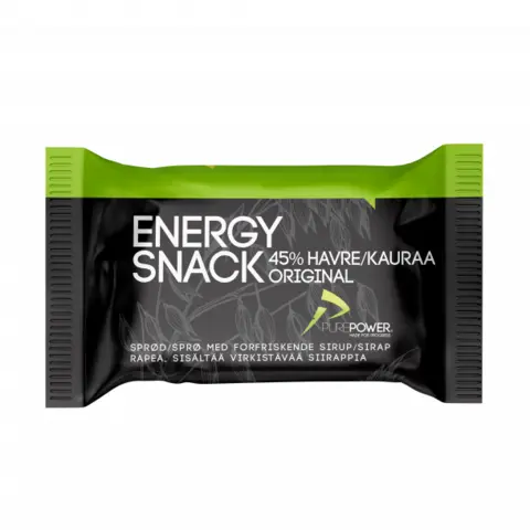 PurePower Energibar Wheat Original Velsmakende energibar, 60g 