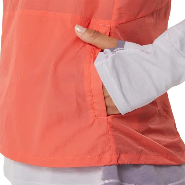 Asics Dame Vest MetaRun Packable S Yttervest for løping - Papaya 