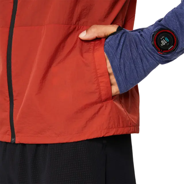 Asics Herre Vest MetaRun Packable S Yttervest for løping - Spice Latte 