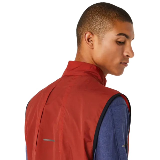Asics Herre Vest MetaRun Packable S Yttervest for løping - Spice Latte 