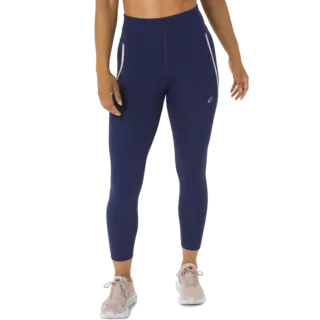Asics Dame Tights Race High Waist XS L&#248;petights med h&#248;yt liv - IndigoBlue