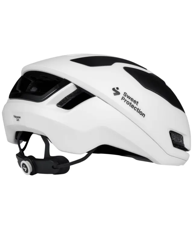 Sweet Falconer Aero 2Vi® Mips Hjelm M/L Aerodynamisk landeveishjelm Satin White 