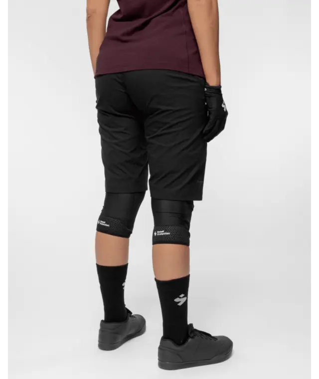 Sweet Dame Shorts Hunter Slashed M Lett og slitesterk sykkelshorts - Black 