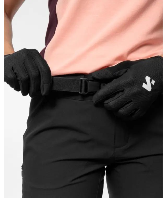 Sweet Dame Shorts Hunter Slashed M Lett og slitesterk sykkelshorts - Black 