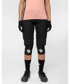 Sweet Dame Shorts Hunter Slashed M Lett og slitesterk sykkelshorts - Black