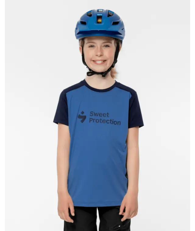 Sweet Junior Trøye SS Hunter 152 Sykkeltrøye til barn - Sky Blue 