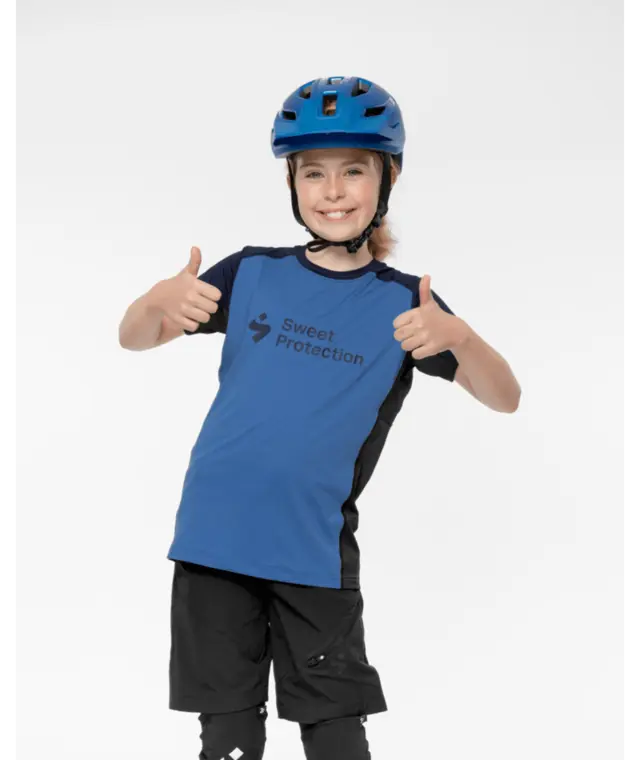 Sweet Junior Trøye SS Hunter 152 Sykkeltrøye til barn - Sky Blue 