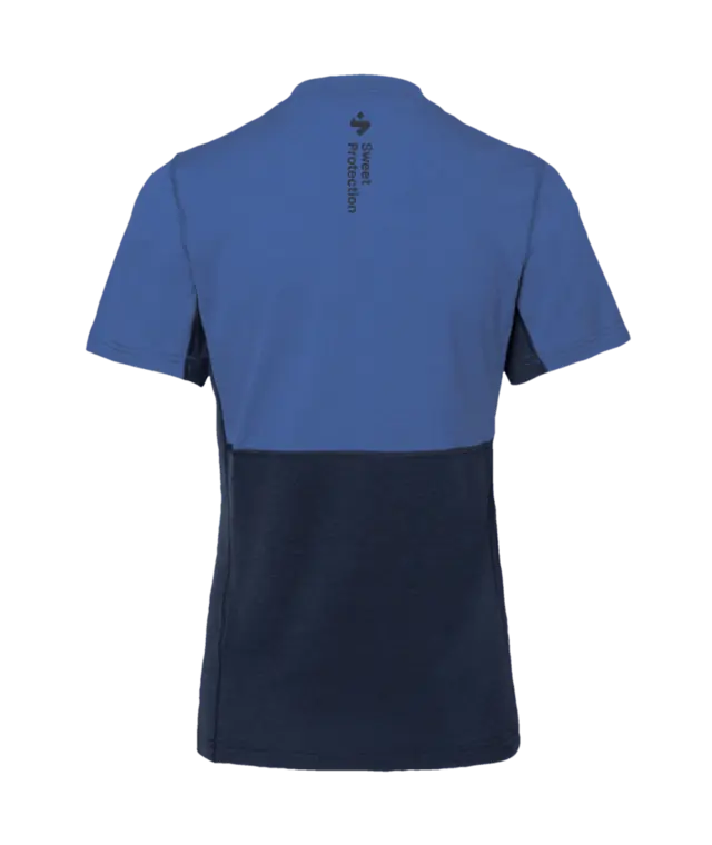 Sweet Dame Trøye SS Hunter Merino S Sykkeltrøye med merinoull - Sky Blue 