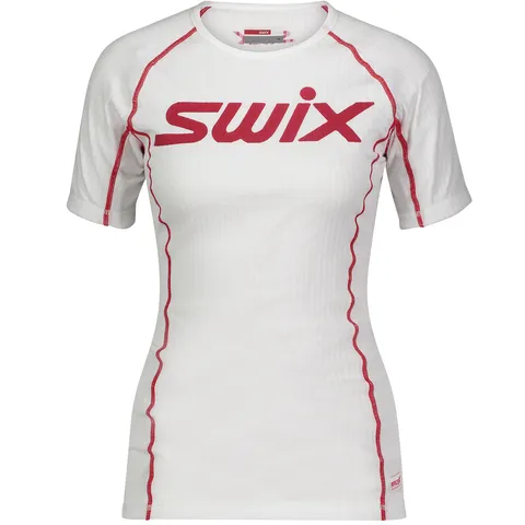Swix RaceX bodyw SS Trøye Dame Kortermet supertrøye - Bright white