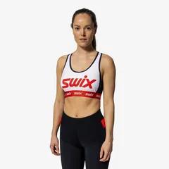 Swix Dame Sport-top Roadline Sports-BH Bright White/Fiery Red