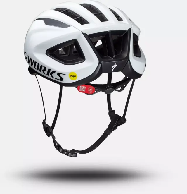 Specialized S-Works Prevail 3 Hjelm L Sykkelhjelm med god ventilasjon White/Bl 