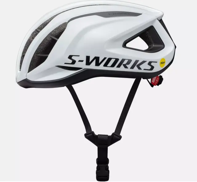 Specialized S-Works Prevail 3 Hjelm L Sykkelhjelm med god ventilasjon White/Bl 