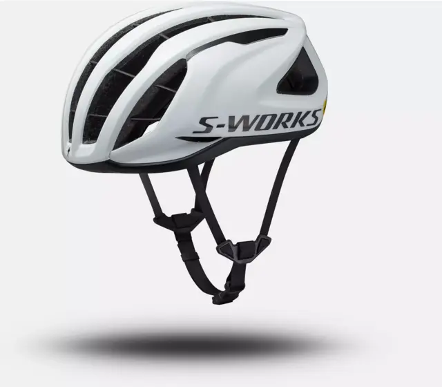 Specialized S-Works Prevail 3 Hjelm L Sykkelhjelm med god ventilasjon White/Bl 