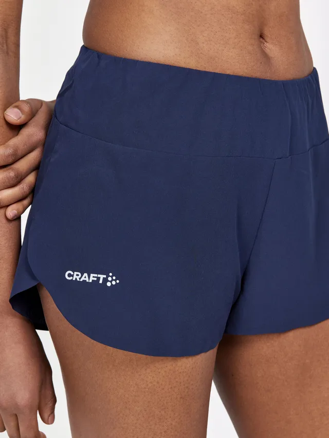 Craft Dame Shorts Pro Hypervent Split L Lett og teknisk god løpeshorts Blaze 