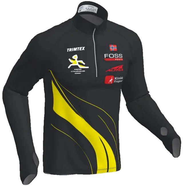 Trimtex Flex 2.0 Genser Dame XS Klubbtøy Romerike Ultraløperklubb 
