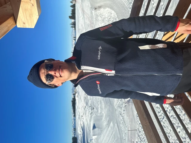 Craft Herre VM Fleece 2023 S Varm-og allsidig pile-fleecejakke Blaze 