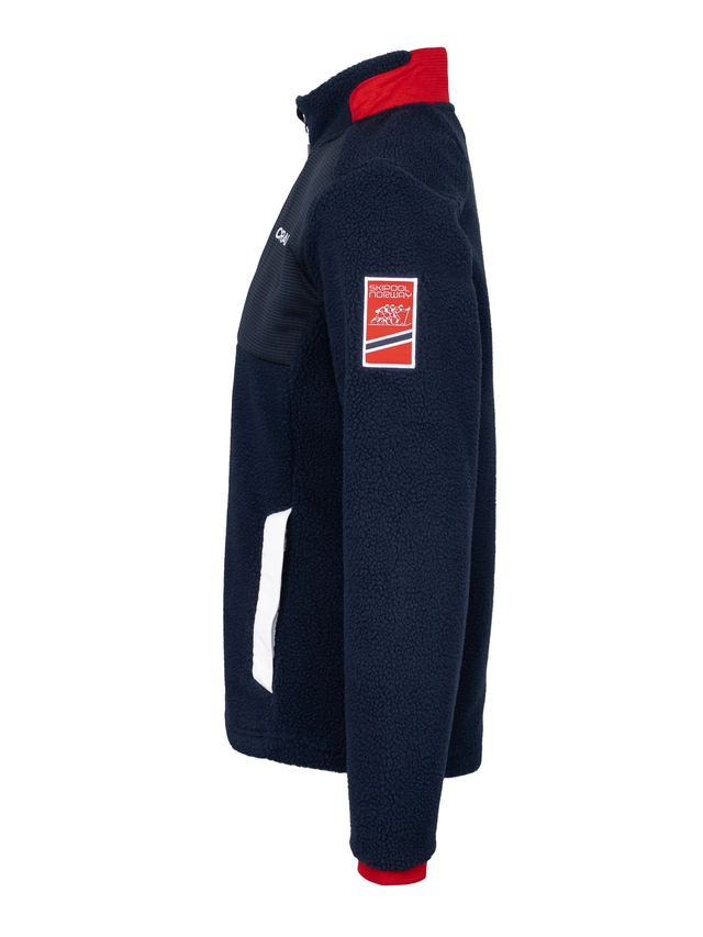 Craft Dame VM Fleece 2023 S Varm-og allsidig pile-fleecejakke Blaze 