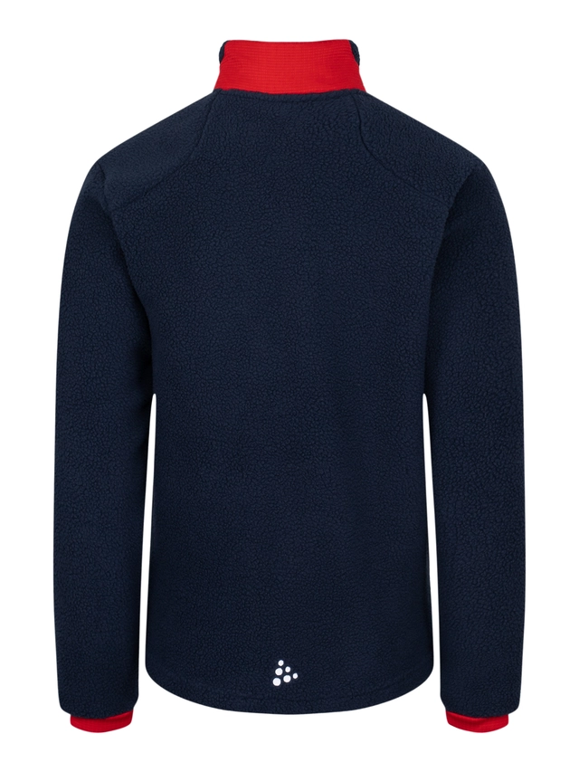 Craft Dame VM Fleece 2023 S Varm-og allsidig pile-fleecejakke Blaze 