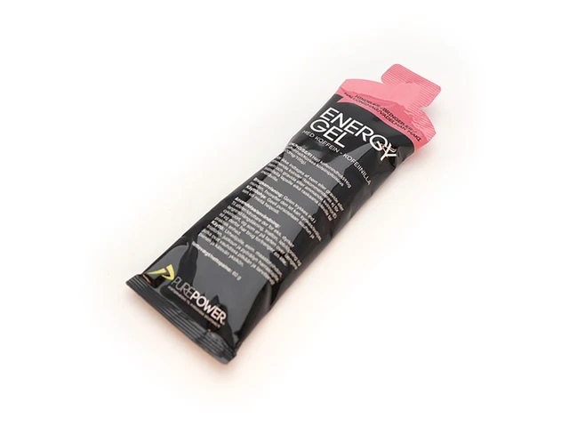 PurePower Energy Gel Raspberry Caffeine Energigel Caffeine 100,5mg 60g 