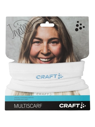 Craft Fleecehals White OS Myk og behagelig hals i fleece