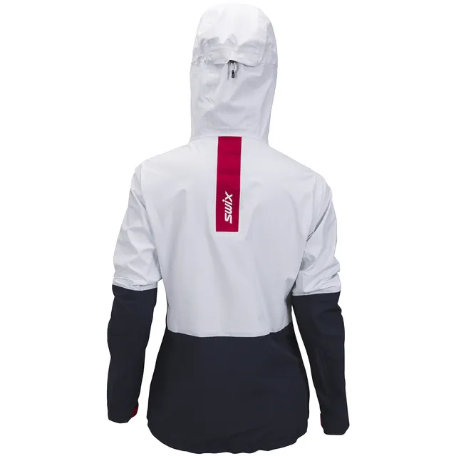 Swix Surmount allweath shell jacket W M Vind- og vanntett skalljakke Snow white 
