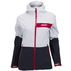 Swix Surmount allweath shell jacket W M Vind- og vanntett skalljakke Snow white