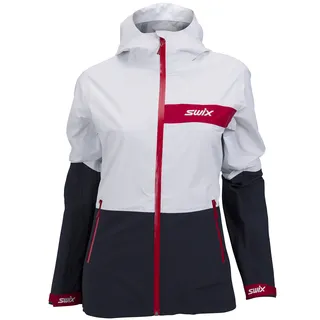 Swix Surmount allweath shell jacket W M Vind- og vanntett skalljakke Snow white