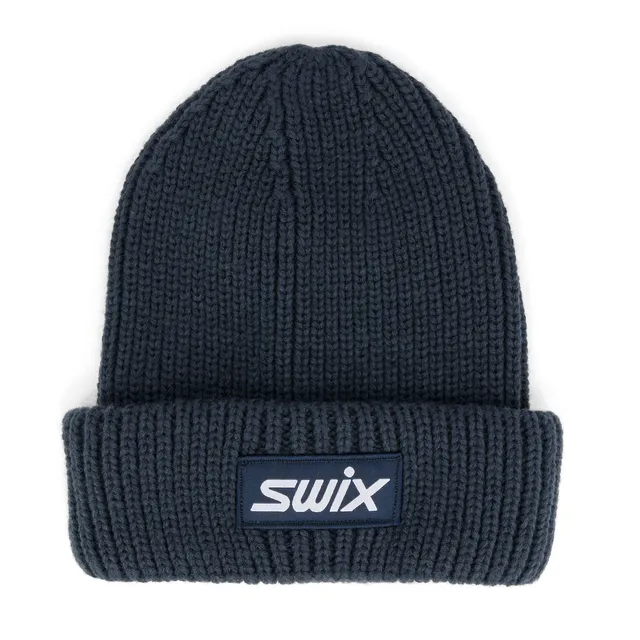 Swix Lue Horizon Beanie OS Tykk og varm vinterlue - Lake Blue 