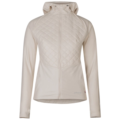 Johaug Jakke Advance Primaloft Hybrid Femenin og sporty jakke Sand