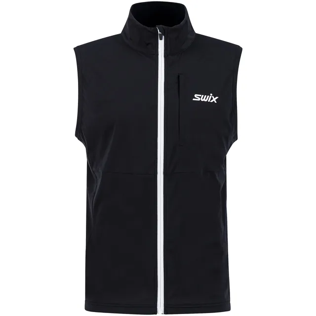 Swix Herre Quantum Performance Vest S Allsidig treningsvest - Black 