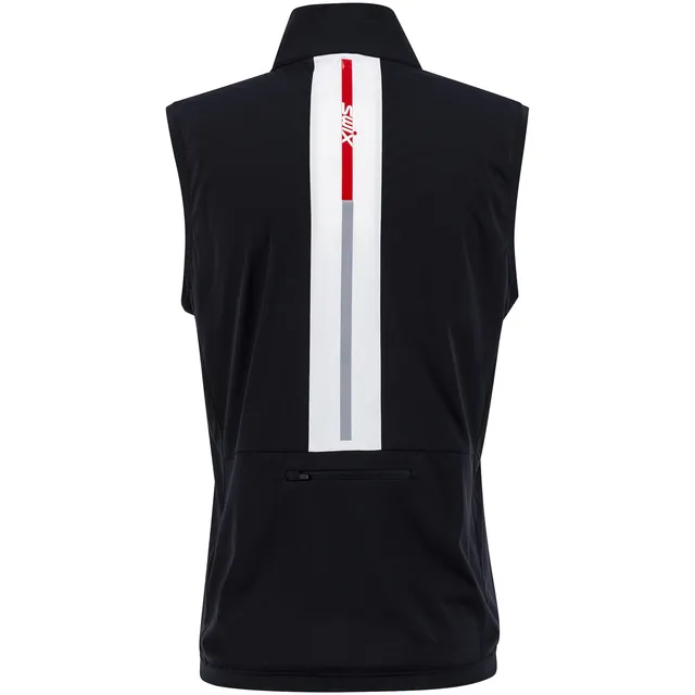 Swix Herre Quantum Performance Vest S Allsidig treningsvest - Black 