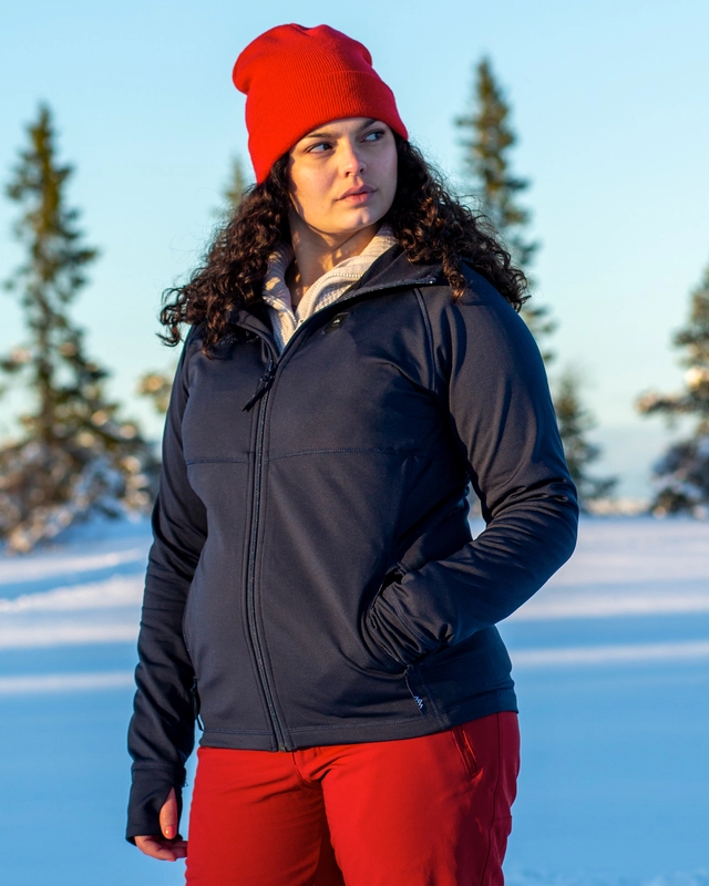 HeatX Dame Hettejakke Anyday S Batteridrevet varmegenser Navy/Blue 