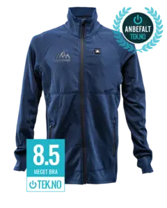 HeatX Varmegenser Herre S Batterioppvarmet genser m/glidelås Blå