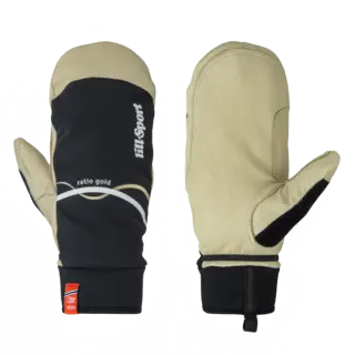 Lill-Sport Vott Ratio Gold Foret og vindavvisende racingvott Black