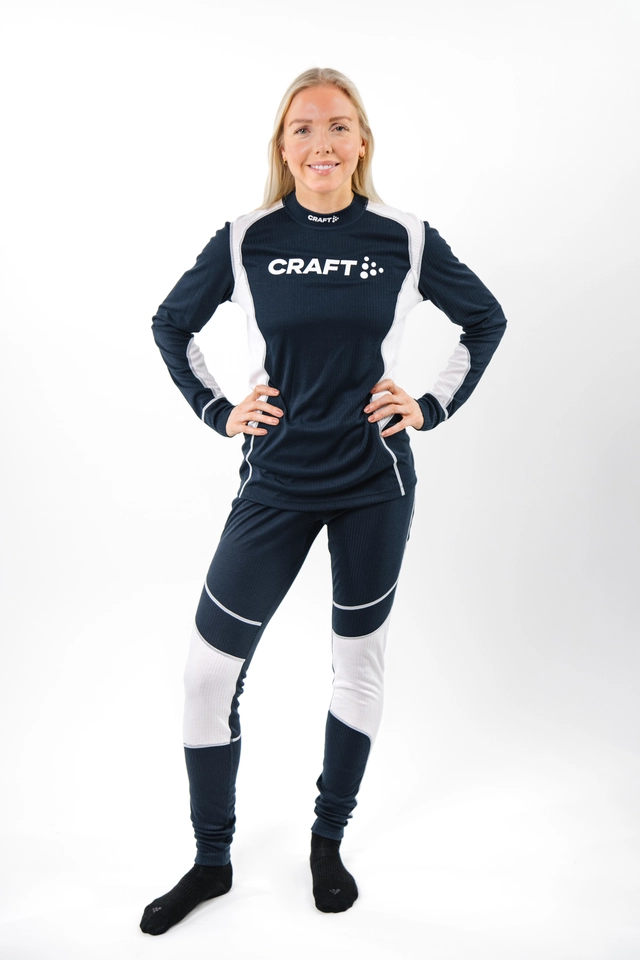 Craft Dame NOR Baselayer sett S Superundertøy helt sett Blaze-White 
