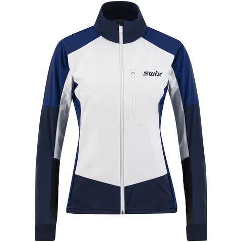 Swix Dame Dynamic Jakke Skijakke i softshell - Bright White