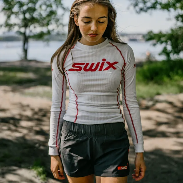 Swix RaceX bodyw LS Trøye Dame XL Testvinnende treningstrøye Bright White 