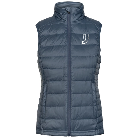 Johaug Vest Radiate Dun Sporty og teknisk dunvest Navy