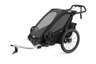 Thule Chariot Sport1 Sort Multivogn til l&#248;ping, ski og sykkel