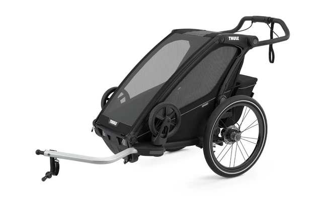 Thule Chariot Sport1 Sort Multivogn til løping, ski og sykkel 