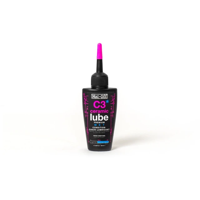 Muc-Off Wet Lube - C3 Ceramic 50ml Keramisk kjedeolje for våte forhold 