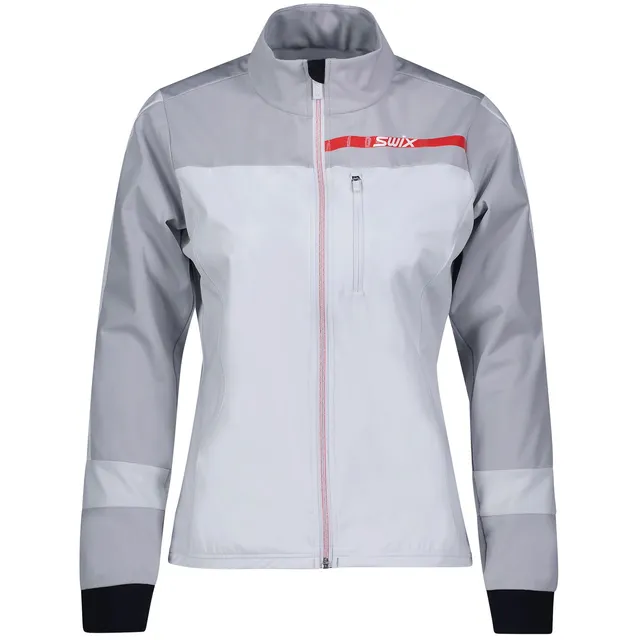 Swix Dame Jakke Carbon Light M Teknisk softshell jakke Bright white 