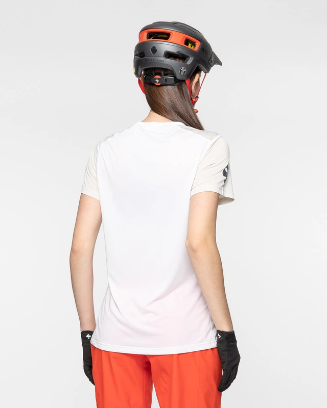 Sweet Dame T-skjorte Hunter SS  S Allsidig sykkeltrøye Bright White 