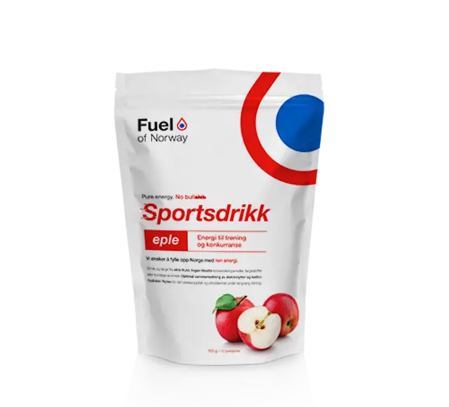 Fuel Of Norway Sportsdrikk Eple Naturlig og snill mot magen 
